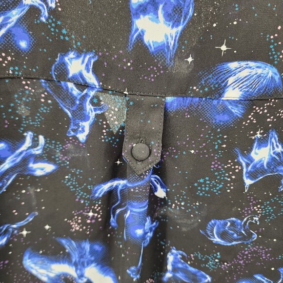 Torrid Harry Potter 2X Wizarding World Womens Roll Tab Sleeve Top Lightweight - Picture 7 of 8